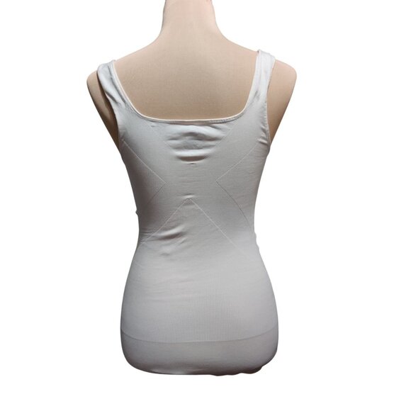 Blanqi Everyday S White Seamless Maternity Support Tank Top Belly Compression - Picture 3 of 10
